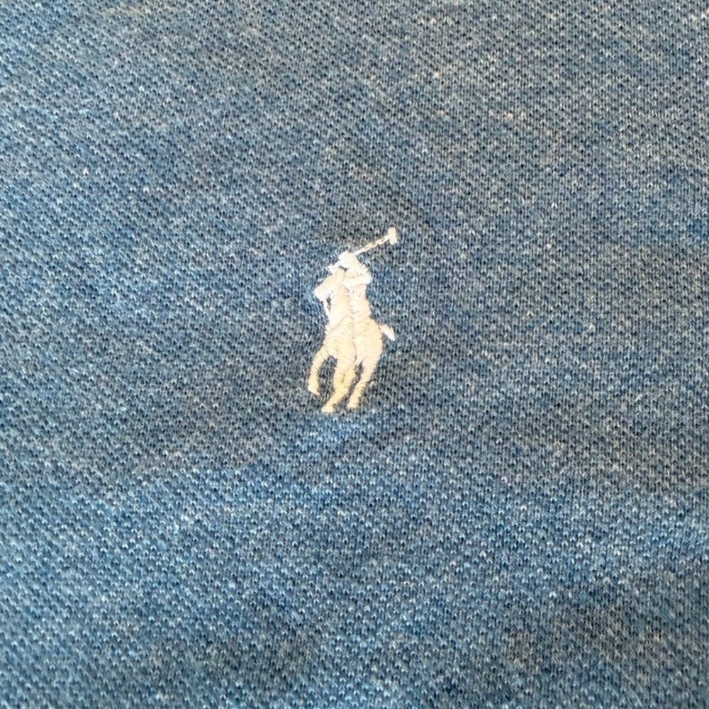 Polo Ralph Lauren Mens Classic Fit Polo Shirt L Blue Casual Golf Rugby Preppy - Picture 6 of 8